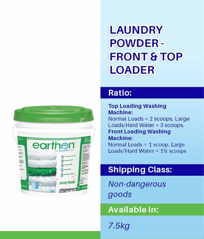 Diversey Earthon Laundry Powder - 7.5kgs Bucket - Stone Doctor Australia - Cleaning > Fabric & Laundry > Laundry Powder