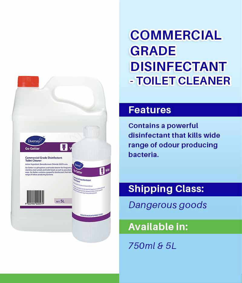 Diversey Go Getter - Stone Doctor Australia - Cleaning > Toilet And Washroom > Disinfectant Toilet Cleaner