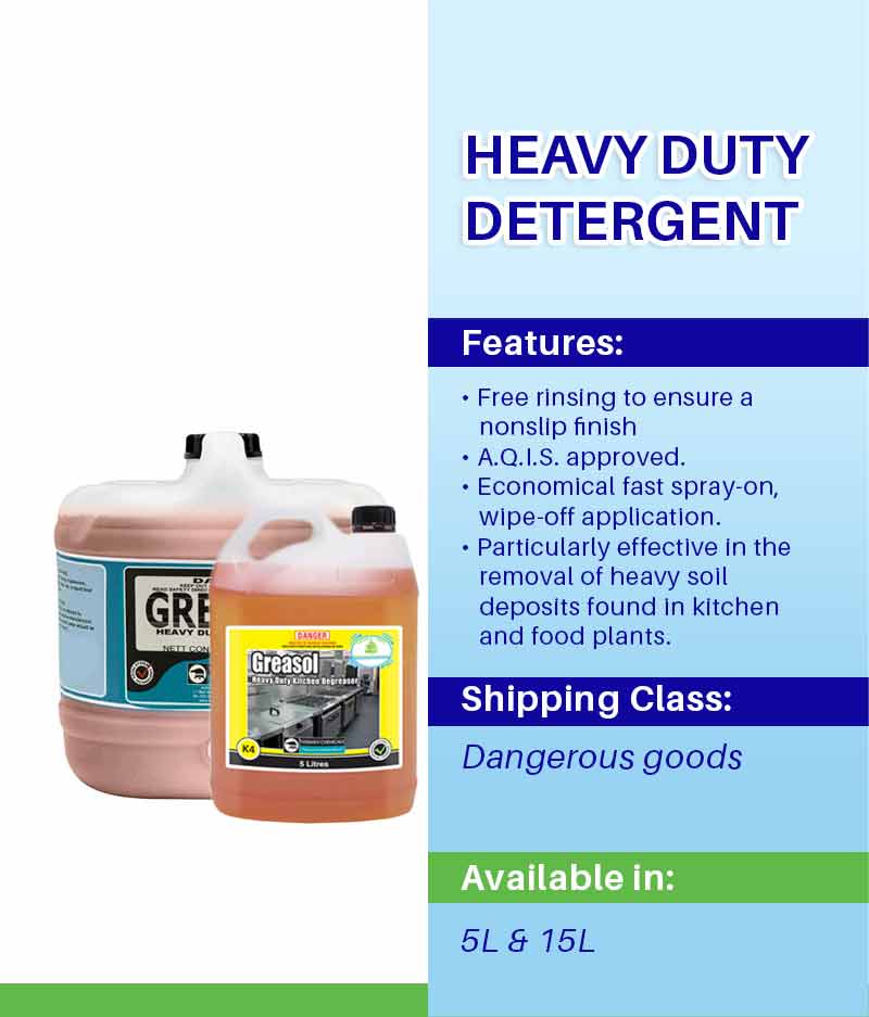 Diversey Greasol - Stone Doctor Australia - Cleaning > Kitchen Care > Surface Detergent Cleaner