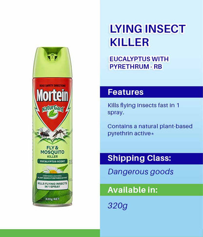 Diversey Mortein Naturgard Flying Insect Killer Eucalyptus With Pyrethrum 320g - Stone Doctor Australia - Cleaning > Insecticide > Flying Insect Killer